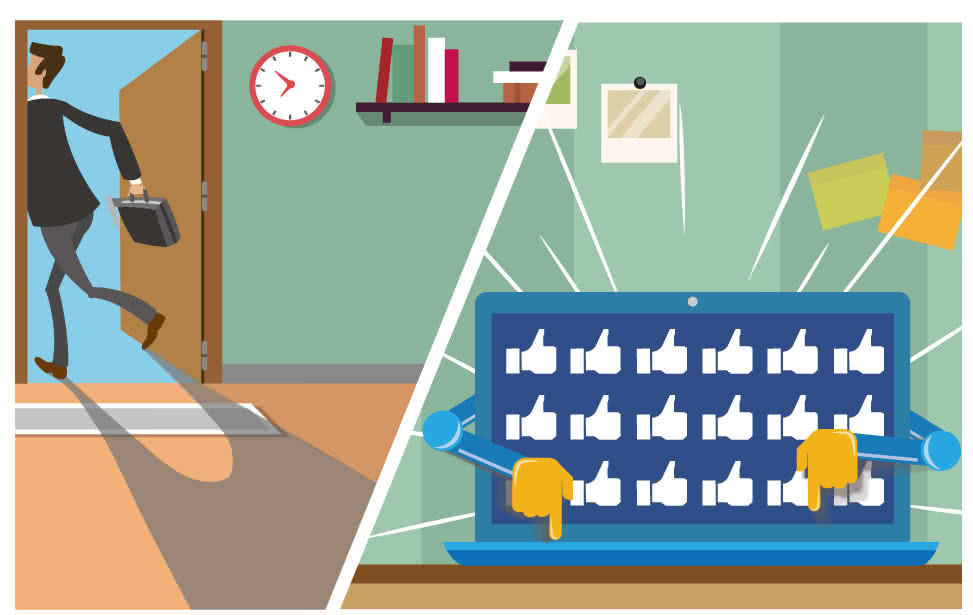 白Days，你去上Class，Your home computer also works and likes automatically for you.